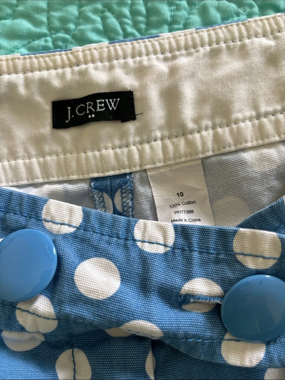 J. Crew playful polka